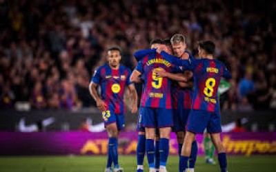 FC Barcelona besejrede Real Betis Balompié 3-1 på hjemmebane.